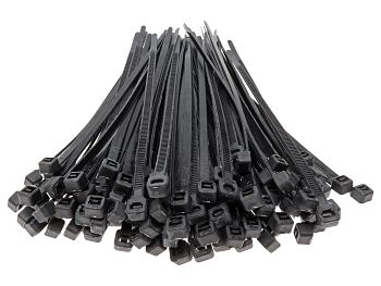 Cable ties - 3.6x140mm, black - 100pcs